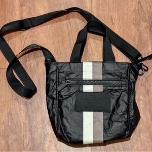 ALOHAS Black and White Men's Messenger Bag